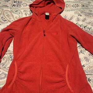 North Face zip up hoodie